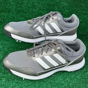 Adidas Tech Response 2.0 Golf Shoes Mens 13 Grey Iron Silver EE9123 Worn Once